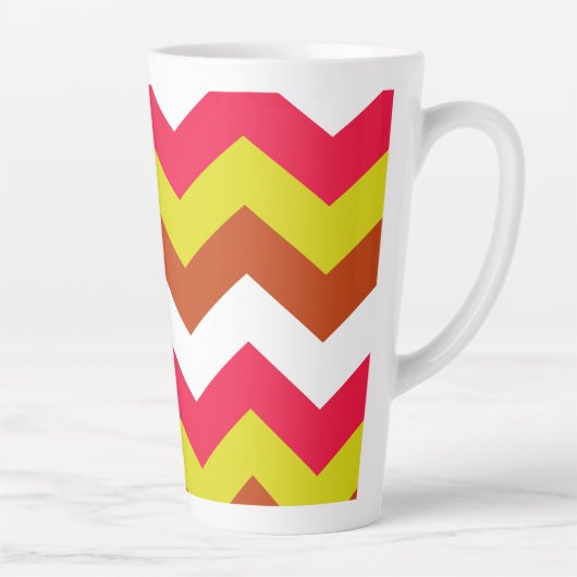 ZIGZAG PATTERN. MILCHTASSE (Rechts)