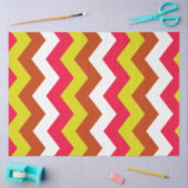 ZIGZAG PATTERN. SEIDENPAPIER (Basteln)