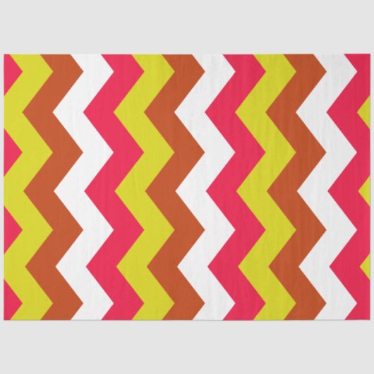 ZIGZAG PATTERN. SEIDENPAPIER (Vorderseite)