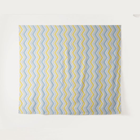 Zigzag pattern wandteppich (Vorderseite (Horizontal))