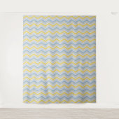 Zigzag pattern wandteppich (Vorderseite)