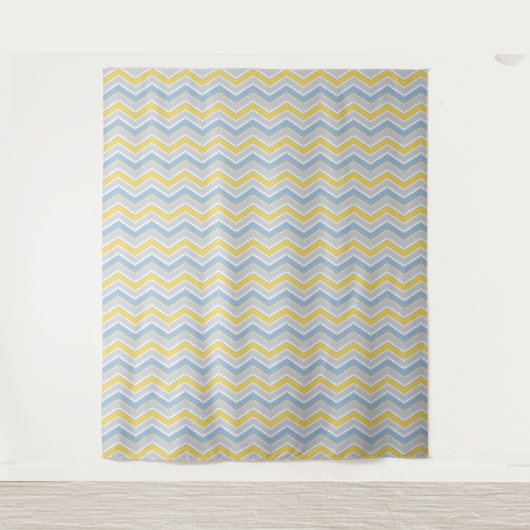 Zigzag pattern wandteppich (Vorderseite)