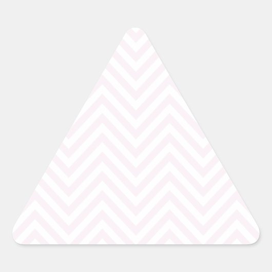 ZigZag personalizable Muster Hintergrundvorlage Dreieckiger Aufkleber (Vorderseite)