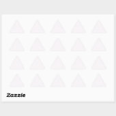 ZigZag personalizable Muster Hintergrundvorlage Dreieckiger Aufkleber (Blatt)