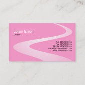 ZigZag-Pfad - Farbtöne Visitenkarte (Rückseite)