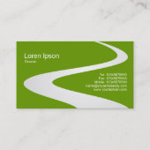 ZigZag-Pfad - weiß (schattig) auf 669900 Visitenkarte (Rückseite)