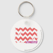 ZigZag Pink 2 Schlüsselanhänger (Vorderseite)