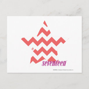 ZigZag Pink 4 Postkarte