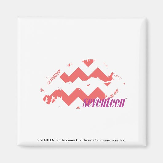 ZigZag Pink Magnet (Vorne)