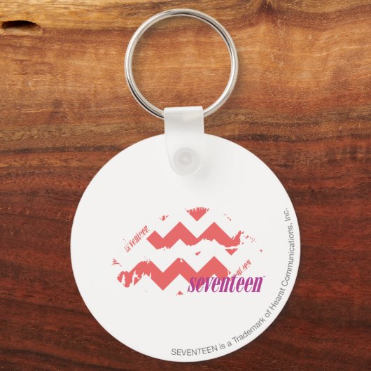 ZigZag Pink Schlüsselanhänger (Vorderseite)