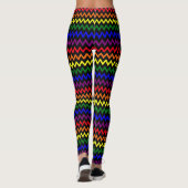 Zigzag Pride Colors Leggings (Rückseite)