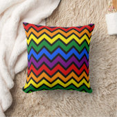 Zigzag Rainbow Throw Cushion Kissen (Decke)