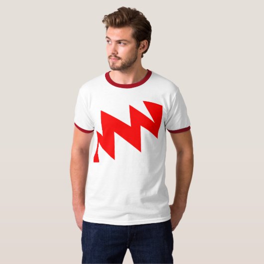 ZigZag - Rot T-Shirt (Vorne ganz)