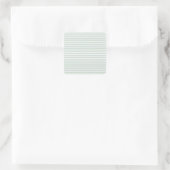 Zigzag Sea Anemone Quadratischer Aufkleber (Tasche)
