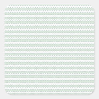 Zigzag Sea Anemone Quadratischer Aufkleber