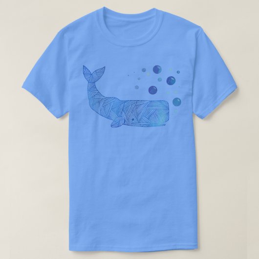 Zigzag Sperm Whale T-Shirt (Design vorne)
