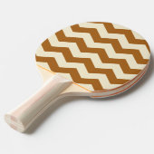 Zigzag Stripe Burnt Sand Farbe Tischtennis Schläger (Vorderseite)