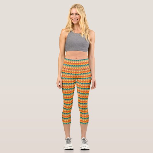 zigzag stripes  capri leggings (Vorderseite)