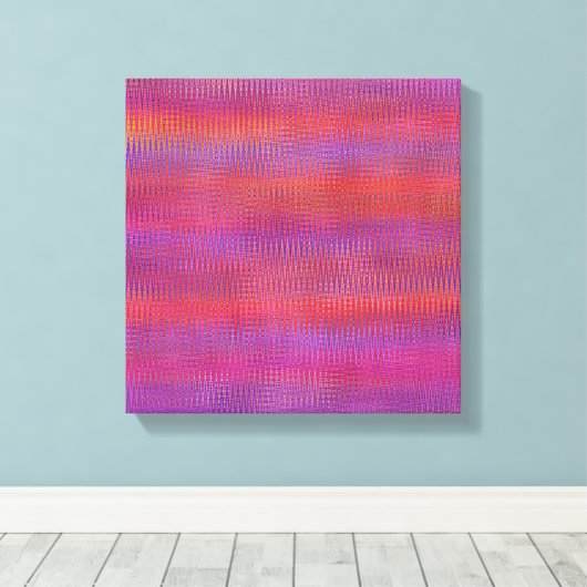 Zigzag Sunset Leinwanddruck (Insitu (Holzboden))