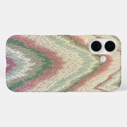 Zigzag Textile Case-Mate iPhone Hülle (Rückseite (Horizontal))