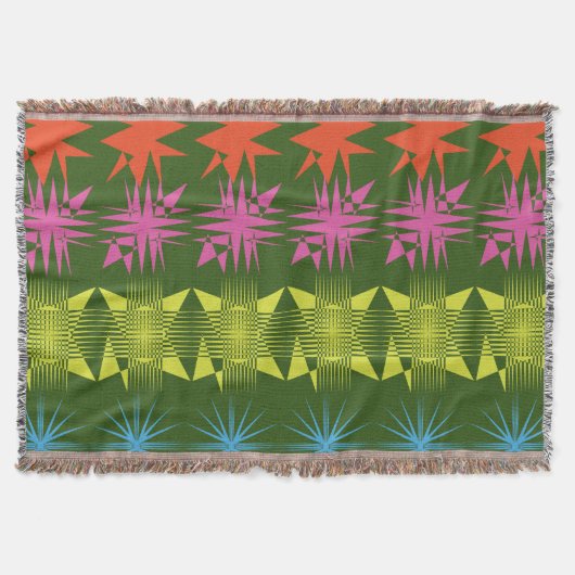 Zigzag Throw Blanket Decke (Vorderseite)