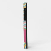 ZigZag weiche warme Farben Case-Mate iPhone Hülle (Hinten/Links)