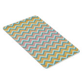 ZigZag weiche warme Farben Magnet (Rechte Seite)