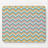 ZigZag weiche warme Farben Mousepad (Vorne)