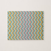 ZigZag weiche warme Farben Puzzle (Horizontal)