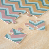 ZigZag weiche warme Farben Puzzle (Seite)