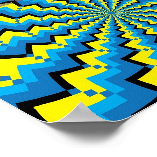 Zigzag Wheelies Poster (Ecke)