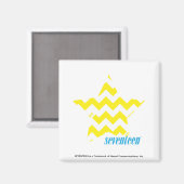 ZigZag Yellow 3 Magnet (Vorderseite/Rückseite)