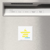 ZigZag Yellow 3 Magnet (In Situ (Geschirrspüler))