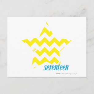 ZigZag Yellow 3 Postkarte