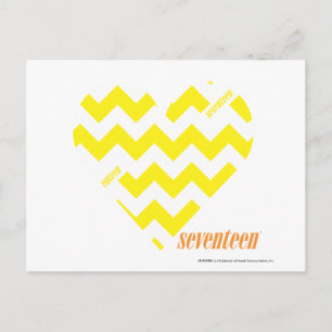 ZigZag Yellow 4 Postkarte