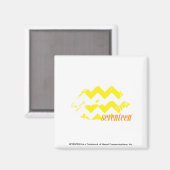 ZigZag Yellow Magnet (Vorderseite/Rückseite)