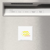 ZigZag Yellow Magnet (In Situ (Geschirrspüler))