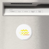 ZigZag Yellow Magnet (In Situ (Geschirrspüler))