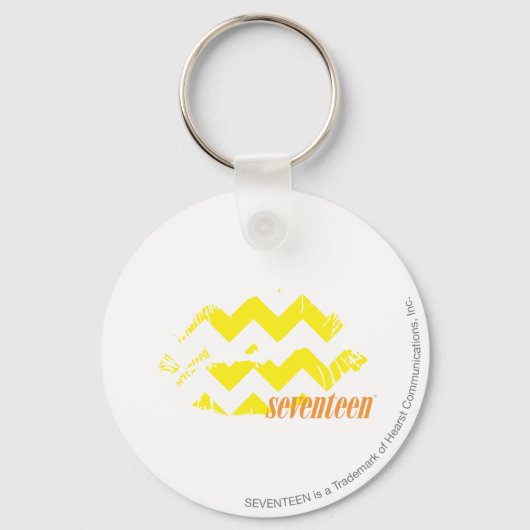 ZigZag Yellow Schlüsselanhänger (Vorderseite)