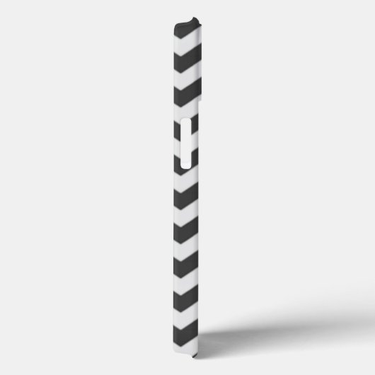 ZigZag Zickzack Chic Mit Monogramm Pink Gray Muste Case-Mate iPhone Hülle (Rückseite / Rechts)