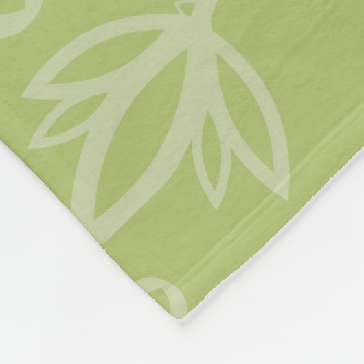 Zigzag, Zickzack, Gingham, Polka Dots, Ihr Name Fleecedecke (Ecke)