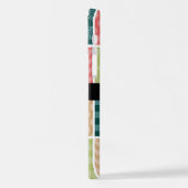 Zigzag, Zickzack, Gingham, Polka Dots, Ihr Name iPhone Hülle (Linke Seite)