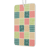 Zigzag, Zickzack, Gingham, Polka Dots, Patchwork Autolufterfrischer (Links)