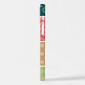 Zigzag, Zickzack, Gingham, Polka Dots, Patchwork iPhone Hülle (Linke Seite)