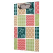 Zigzag, Zickzack, Gingham, Polka Dots, Patchwork Klemmbrett (Links)