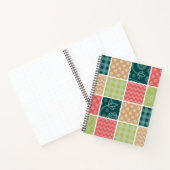 Zigzag, Zickzack, Gingham, Polka Dots, Patchwork Notizblock (Innenseite)