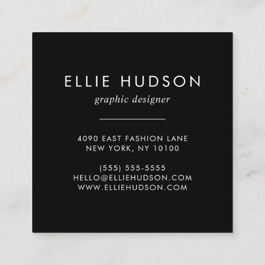 Zigzag, Zickzack, Gingham, Polka Dots, Patchwork Quadratische Visitenkarte (Rückseite)