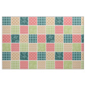 Zigzag, Zickzack, Gingham, Polka Dots, Patchwork Stoff (Fat Quarter (45,7 x 55,9 cm))