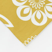 Zigzag, Zickzack, Polka Dots, Gingham, Ihr Name Fleecedecke (Ecke)