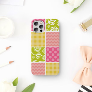 Zigzag, Zickzack, Polka Dots, Gingham, Patchwork Case-Mate iPhone Hülle